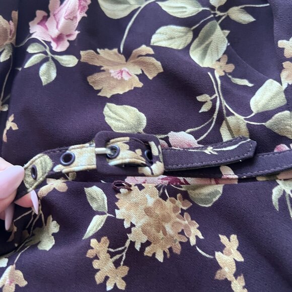 Vintage Floral A-Line Dress - Picture 4 of 6